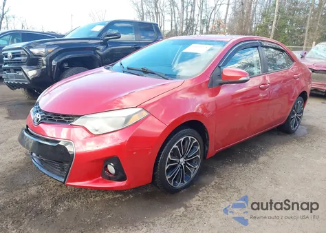 2016 Toyota Corolla S Plus from USA, damaged, VIN 5YFBURHE7GP522691
